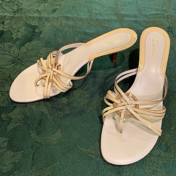 Cole Haan Low-Heel Strappy Thong Slide Sandals 11B - Picture 3 of 5